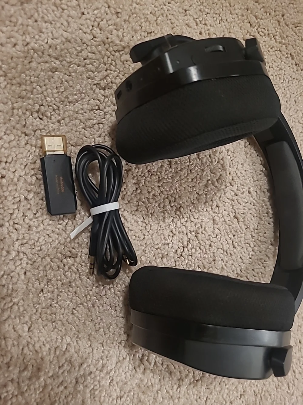 NUBWO G06 Wireless Gaming Headset Mic for Ps5 Ps4 PC, Black Orange Tested Work
